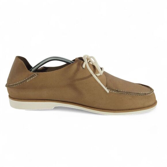 OluKai Holokai Moc Toe Leather Casual Loafers Men\'s 8.5 Tan‎ main image 9